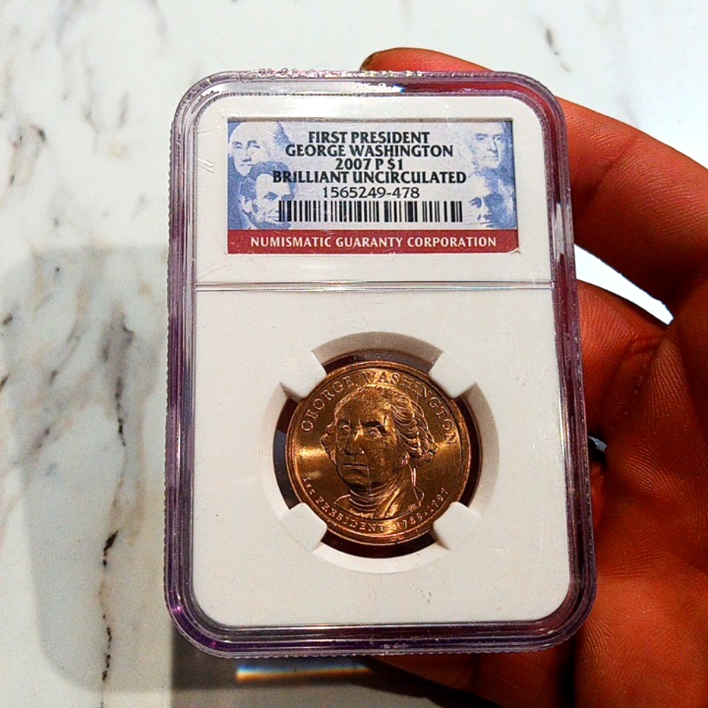 NGC 2007 George Washington  uncirculated $1